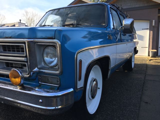 1976 GMC Suburban Sierra Classic C15 2wd Squarebody 1976 GMC Suburban Sierra Classic