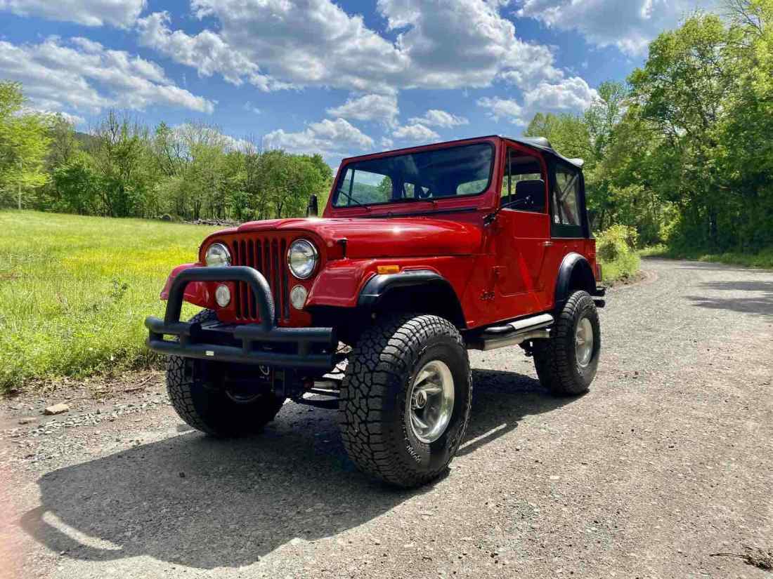 1976 Jeep CJ-7 SUV Red 4WD Automatic 1976 Jeep CJ-7