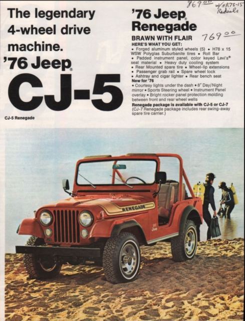 1976 Jeep CJ Renegade Levi Edition - photo 3