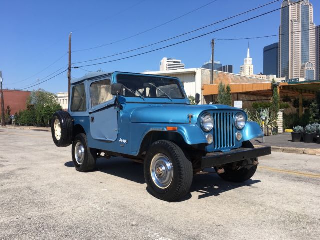 1976 Jeep CJ7 - Very Original! Documented! First Year! 1976 Jeep CJ CJ7