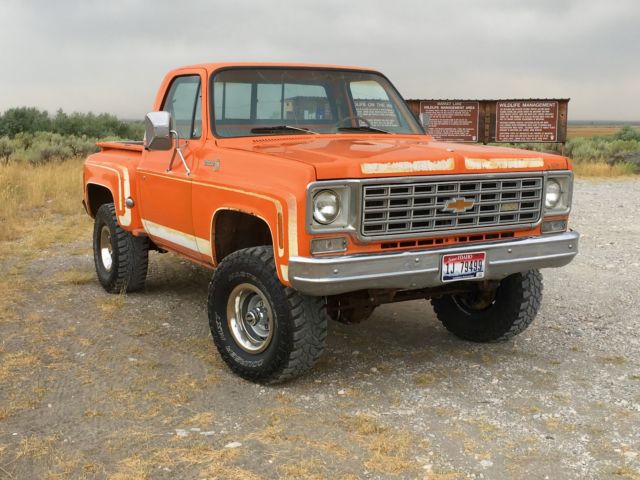 1976 K10 Sport Sport COPO special order package matching numbers original paint 1976 Chevrolet C-10 K10 Scottsdale