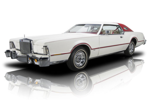 1976 Lincoln Mark IV 33322 Miles White Hardtop 460 V8 3 Speed Automatic 1976 Lincoln Mark Series --