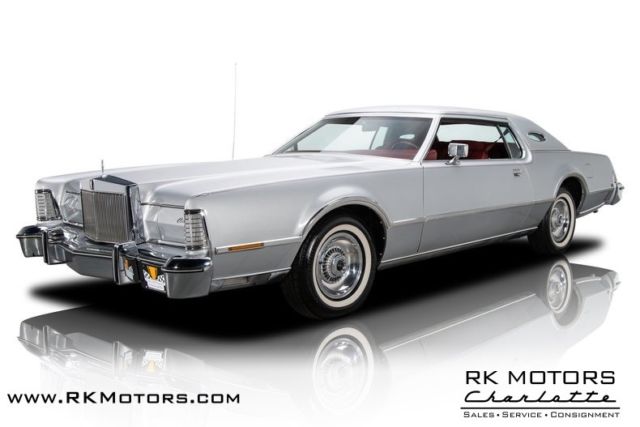 1976 Lincoln Mark IV Versailles Silver Diamond Fire Metallic Hardtop 460 V8 3 Sp 1976 Lincoln Mark Series Versailles