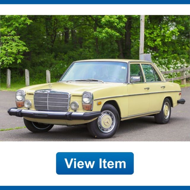 1976 Mercedes 300D Super Rare Collectible W115.114 California Car Serviced! 1976 Mercedes-Benz 300-Series Diesel