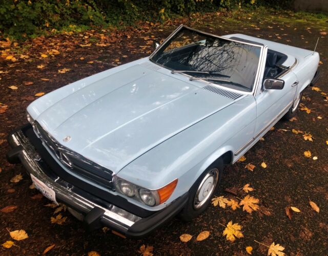 1976 Mercedes-Benz 450 SL (R107) Pastel Blue with Dark Blue Int/Hardtop 1976 Mercedes-Benz SL-Class R107
