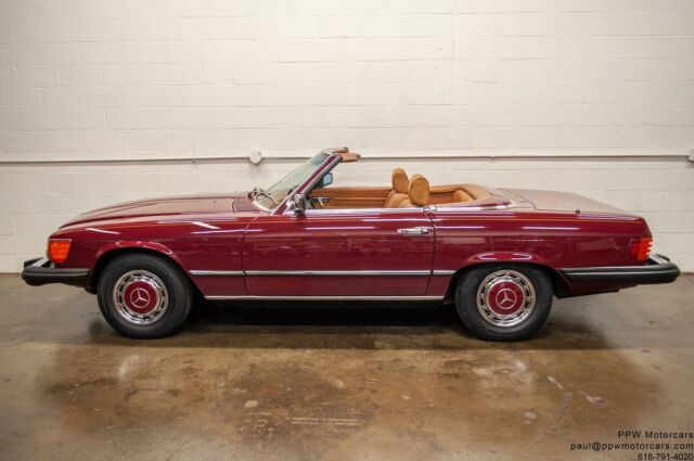 1976 Mercedes-Benz SL-Class 450SL 92,503 Miles Medium Red Convertible 4.5L V8 Au 1976 Mercedes-Benz SL-Class 450SL