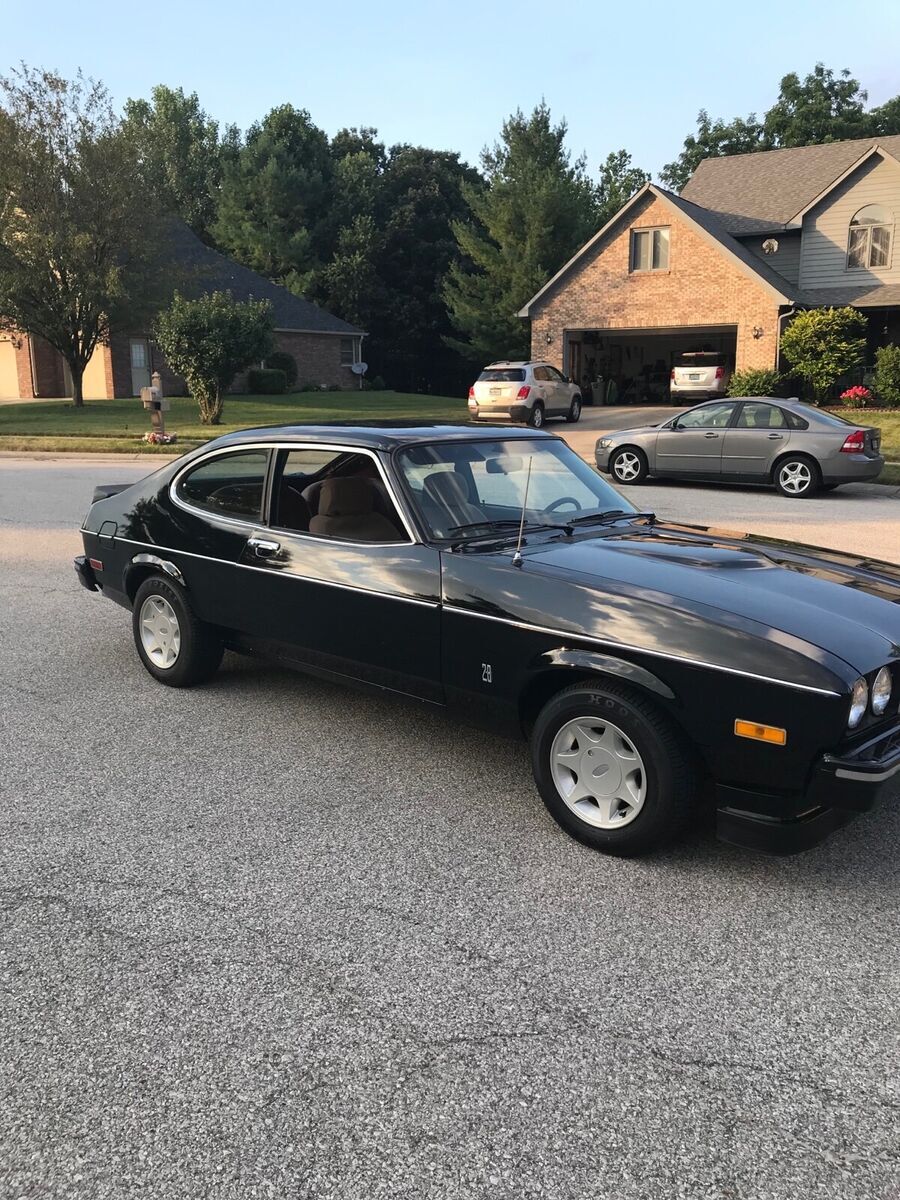 1976 Mercury Capri Hatchback Black RWD Manual 1976 Mercury Capri