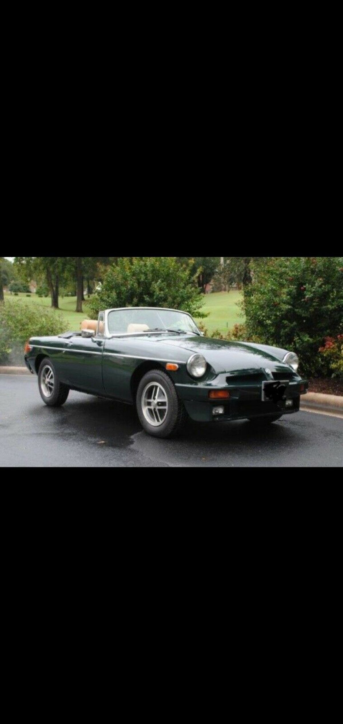 1976 MG MGB Convertible Green FWD Manual 1976 MG MGB