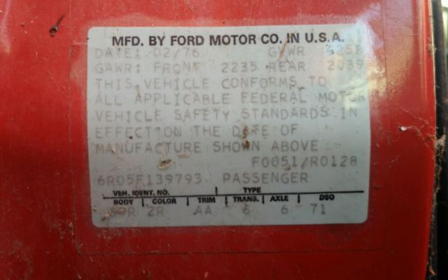 1976 Mustang ii, Mach 1, fastback, 4 speed.. 77, 78 mustang 1976 Ford Mustang