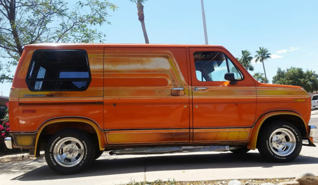 1976 One of a knd Ford E100 Econoline SWB Shorty Original 70s Custom Van 1976 Ford E-Series Van NO RUST Original 70s Custom Van