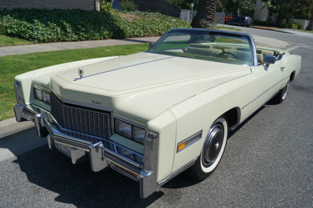 1976 ORIG CALIF OWNER RARE FUEL INJECTION CONVERTIBLE WITH 16K ORIG MILES! 1976 Cadillac Eldorado FUEL INJECTION CONVERTIBLE WITH 16K MILES!