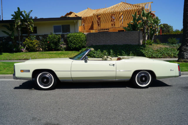 1976 Cadillac Eldorado FUEL INJECTION CONVERTIBLE WITH 16K MILES! - photo 2