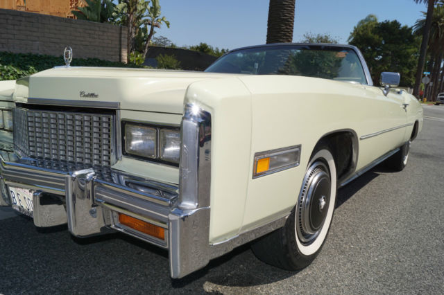 1976 Cadillac Eldorado FUEL INJECTION CONVERTIBLE WITH 16K MILES! - photo 3