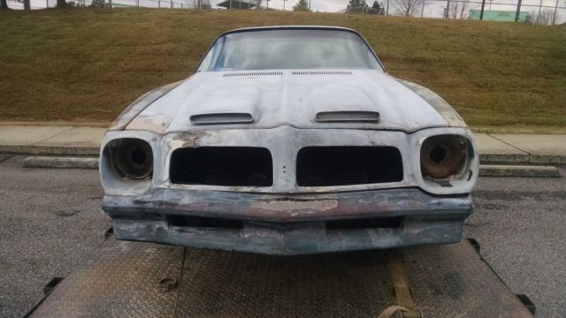 1976 Pontiac Firebird 400 yt coded engine 400 automatic transmission 1976 Pontiac Firebird