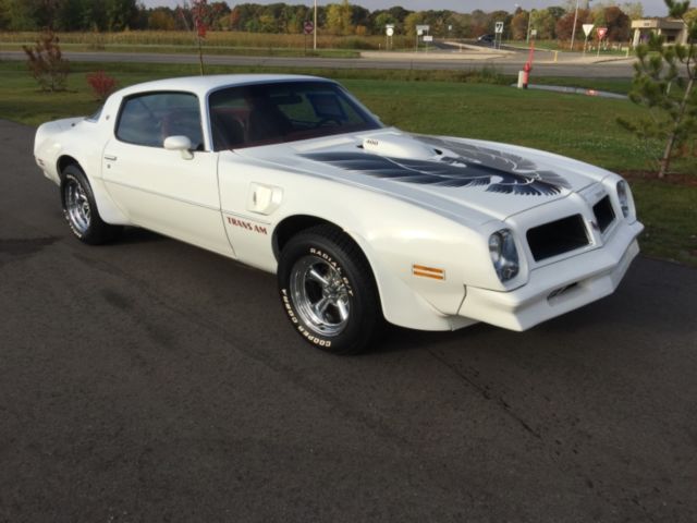 1976 Pontiac Firebird Trans Am 38395 Miles White Coupe 400 CID V8 Auto 1976 Pontiac Firebird Trans Am