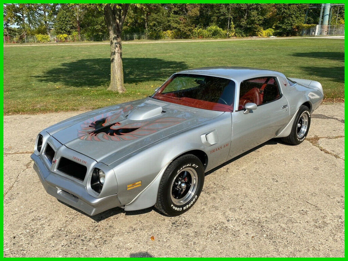 1976 Pontiac Firebird Trans Am 4 Speed Sterling Silver Over Red Awesome Cruiser 1976 Pontiac Trans Am Firebird Trans Am