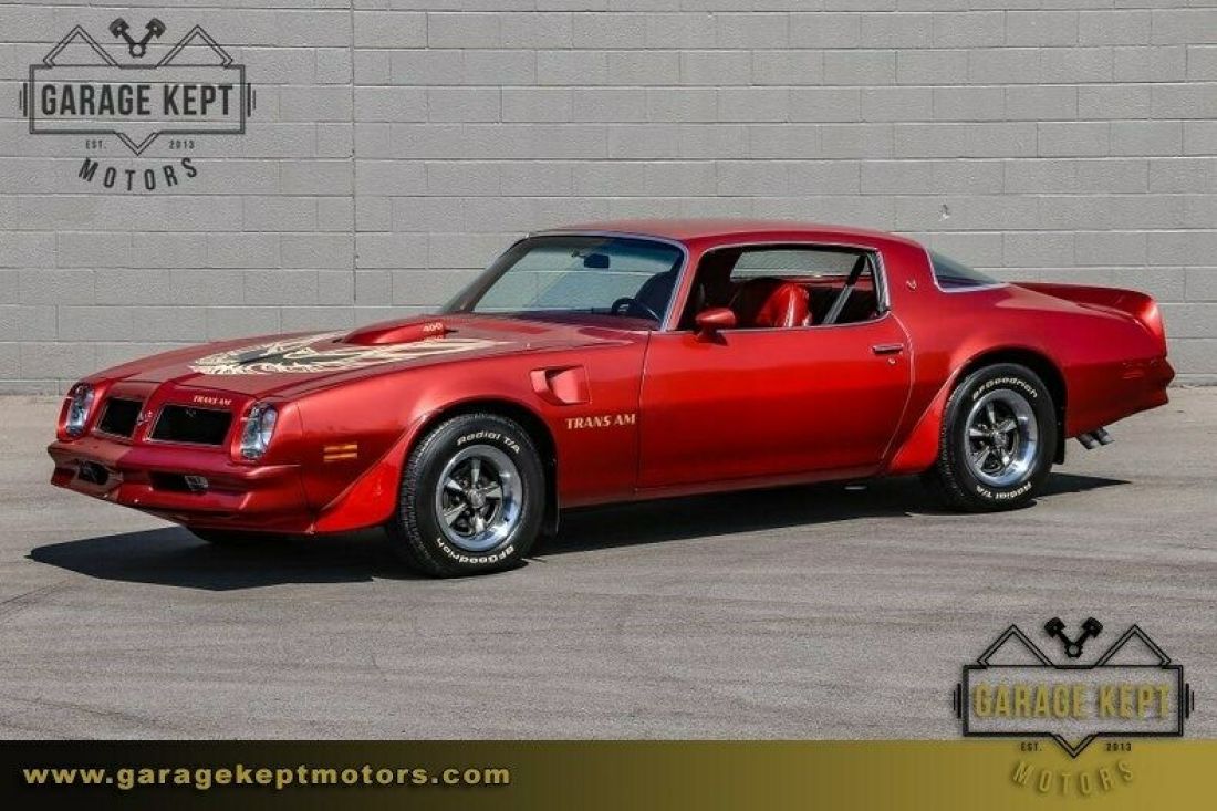 1976 Pontiac Firebird Trans Am Firethorn Red Coupe 400 V8 46895 Miles 1976 Pontiac Firebird Trans Am