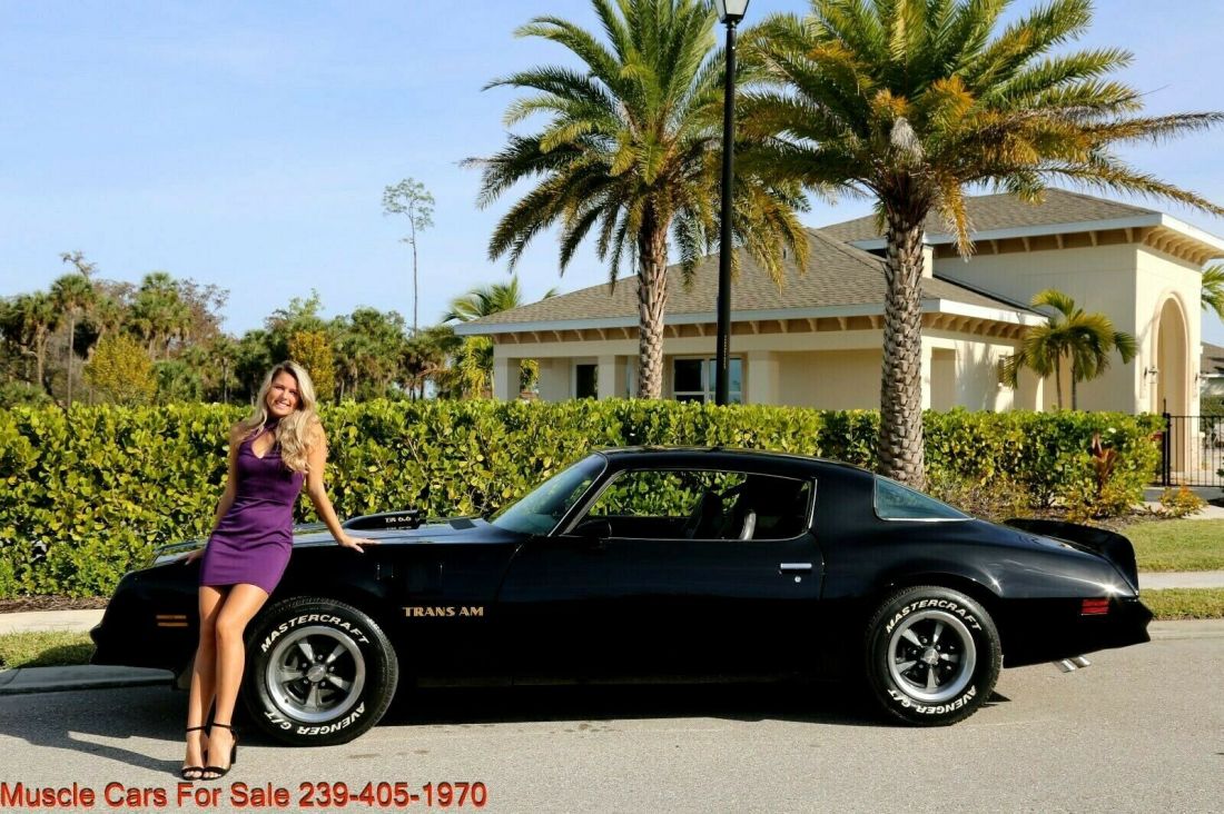 1976 Pontiac Trans Am Black And Gold 400 Engine AC # Matching 1976 Pontiac Trans Am Trans Am