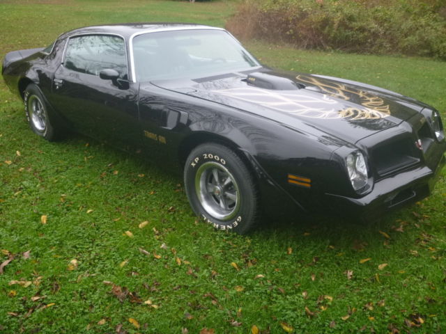 1976 pontiac trans am black non se 455 1976 Pontiac Trans Am non se
