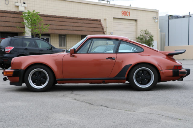 1976 Porsche 911 Turbo 930 3.0L Numbers Matching COA Sunroof Salmon Metallic 1976 Porsche 930 Coupe