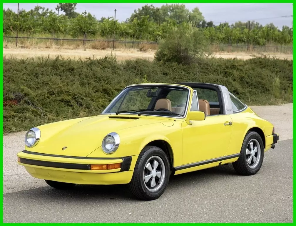 1976 PORSCHE 911S TARGA GARAGED 1-OWNER REBUILT ENGINE RECORDS 1976 Porsche 911 S Targa