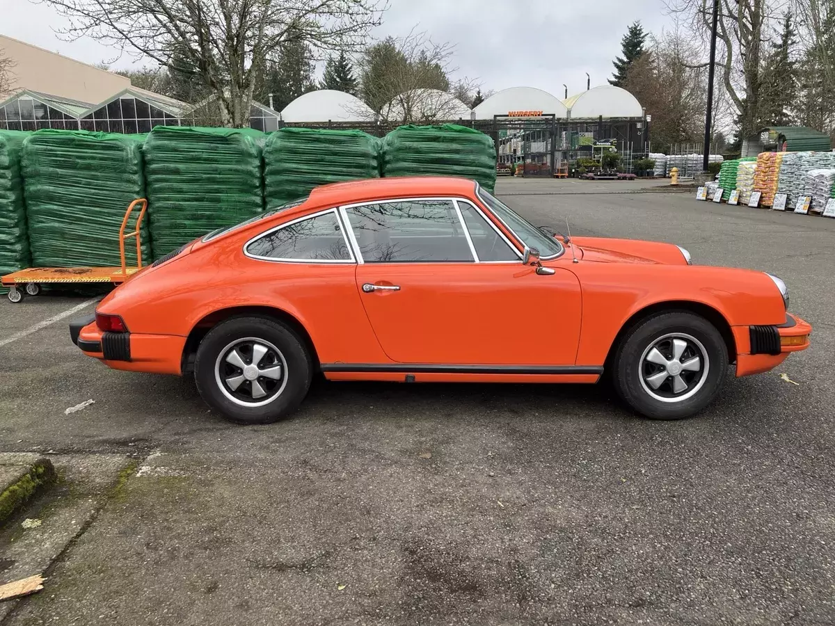 1976 Porsche 912 E Coupe Orange 1976 Porsche 912