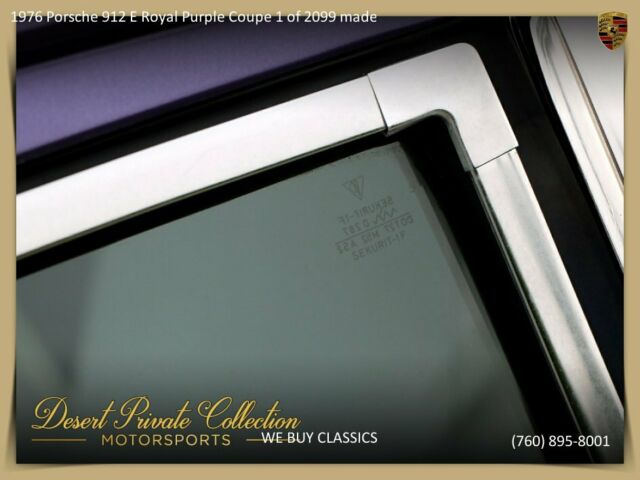 1976 Porsche 912 E Royal Purple Coupe 1 of 2099 made - photo 10