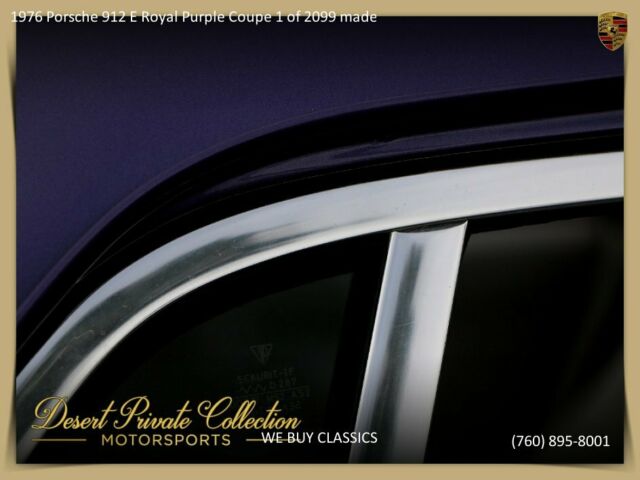 1976 Porsche 912 E Royal Purple Coupe 1 of 2099 made - photo 12