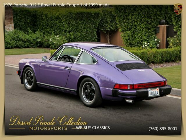 1976 Porsche 912 E Royal Purple Coupe 1 of 2099 made - photo 4