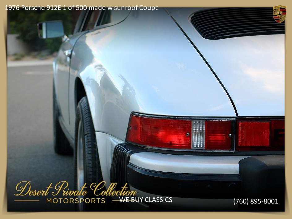 1976 Porsche 912E 1 of 500 made w sunroof Coupe - photo 3
