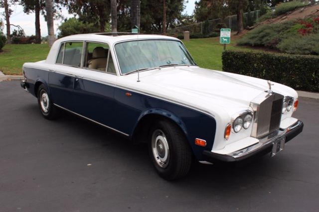 1976 Rolls Royce Silver Shadow with sunroof (very rare) and low mileage 1976 Rolls-Royce Silver Shadow With very rare factory sunroof
