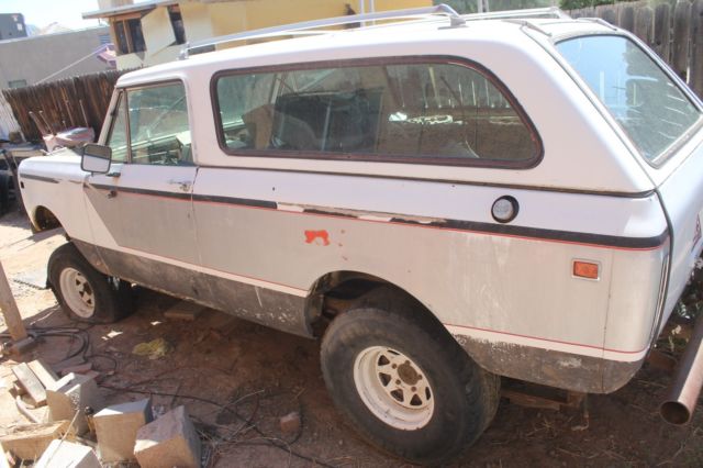 1976 Scout IH Traveler 4x4 International Harvester convertible w hard top NR! 1976 International Harvester Scout traveler