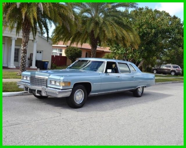 1976 SEVENTY-FIVE 9 PASS Used Automatic 1976 Cadillac Fleetwood SEVENTY-FIVE 9 PASS