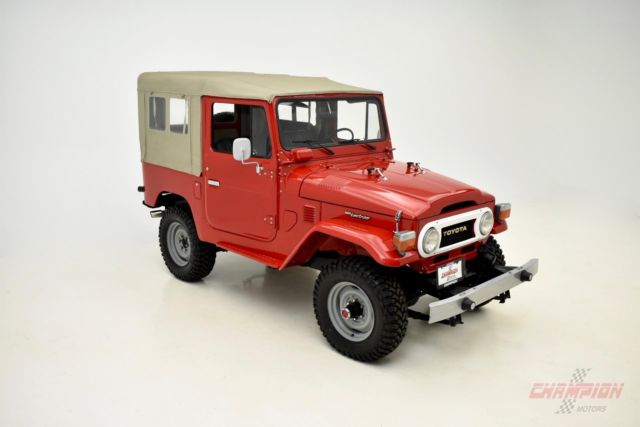 1976 Toyota FJ40 Land Cruiser FJ40 3181 Miles Red 4.2L Manual 1976 Toyota FJ Cruiser FJ40