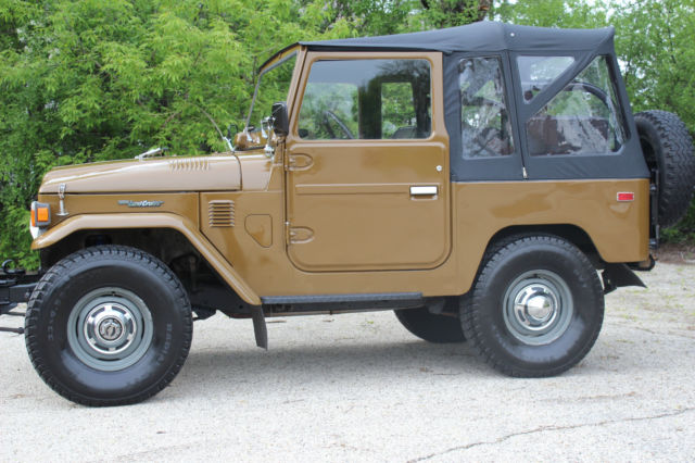 1976 TOYOTA LAND CRUISER FJ 40 4X4, NICER THAN JEEP CJ, WRANGLER, BRONCO! 1976 Toyota Land Cruiser