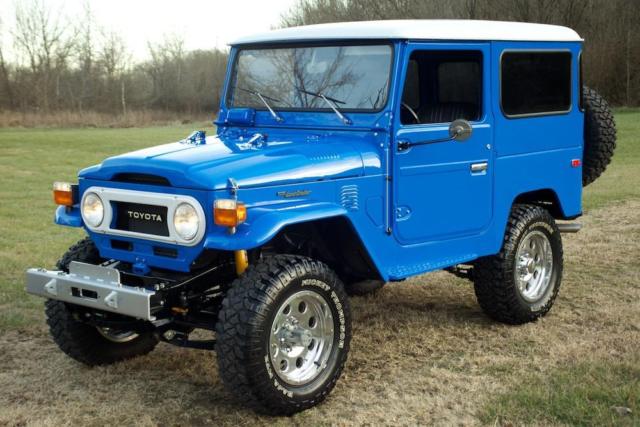 1976 Toyota Land Cruiser FJ-40 Voodoo Blue $110k in restoration! 1976 Toyota Land Cruiser FJ-40