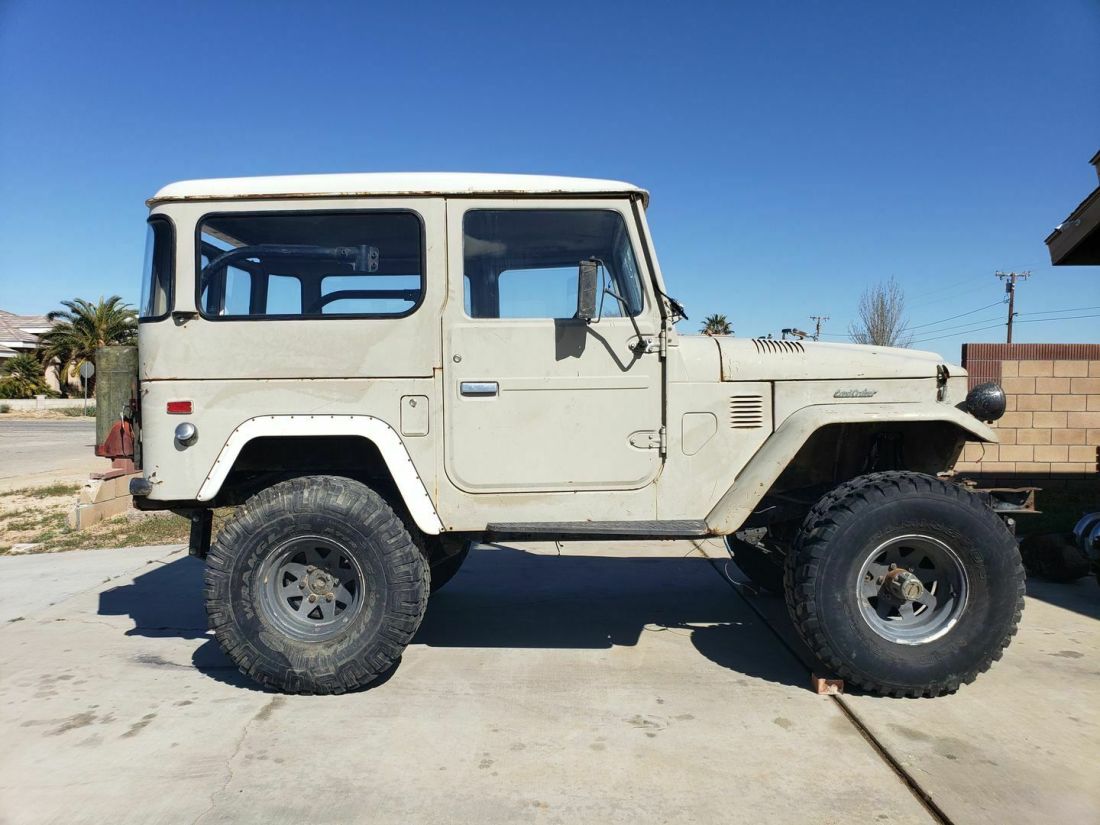 1976 Toyota Land Cruiser FJ40 FJ-40 Rust Free So California 93505 No Reserve! 1976 Toyota Land Cruiser FJ40