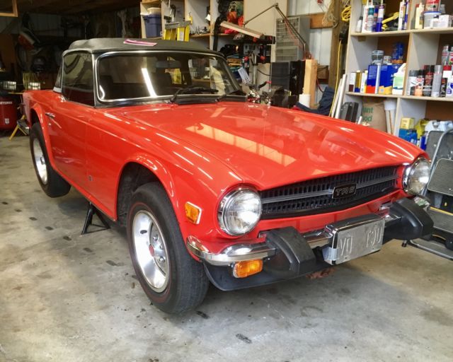 1976 TR 6 Pristine Original owner 1976 Triumph TR-6 Convertible