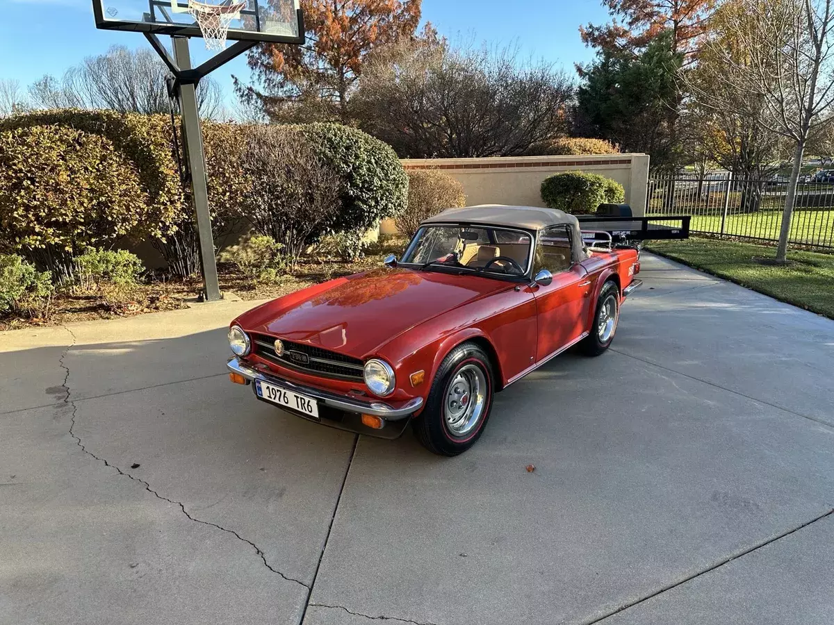 1976 Triumph TR 6 Convertible Red 1976 Triumph TR 6