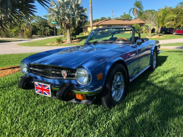 1976 Triumph TR-6 full ground up restoration done 3 years ago car is in Florida 1976 Triumph TR-6