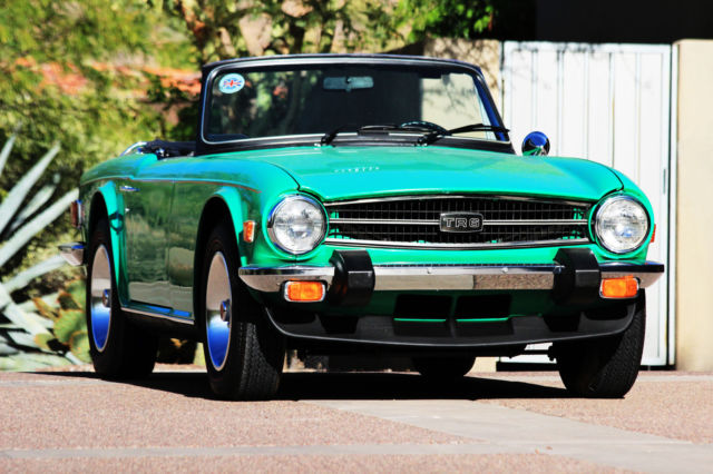 1976 Triumph TR-6 Survivor, Original Paint, Unrestored, Excellent Condition! 1976 Triumph TR-6 Roadster