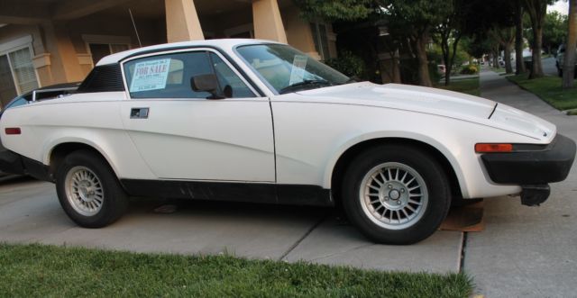 1976 Triumph TR-7 Sports Car (The Wedge) 1976 Triumph TR-7 Chrome