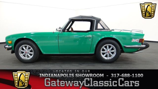 1976 Triumph TR6 28028 Miles Java Green Convertible 2.5L in-line 6-Cyl 4-Spd Ma 1976 Triumph TR-6
