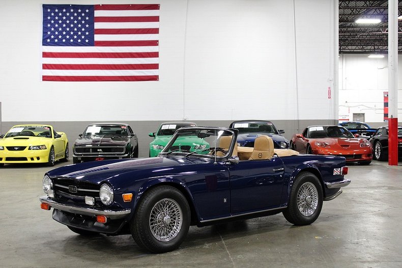 1976 Triumph TR6 9684 Miles Blue Coupe 2.5L 4-cyl Manual 1976 Triumph TR-6 --