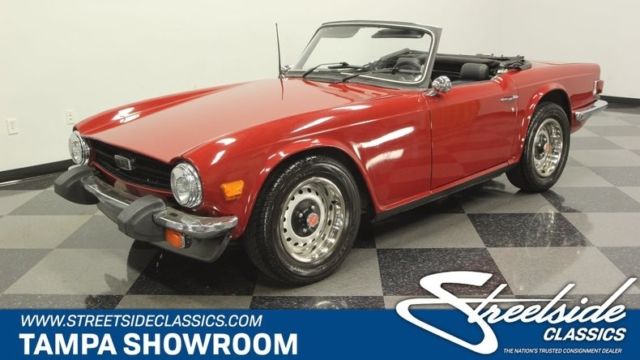 1976 Triumph TR6 Convertible 2.5 Liter I6 4 Speed Manual Classic Vintage Collec 1976 Triumph TR-6 --