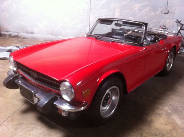 1976 Triumph TR6 Convertible Roadster Low miles! 1976 Triumph TR-6