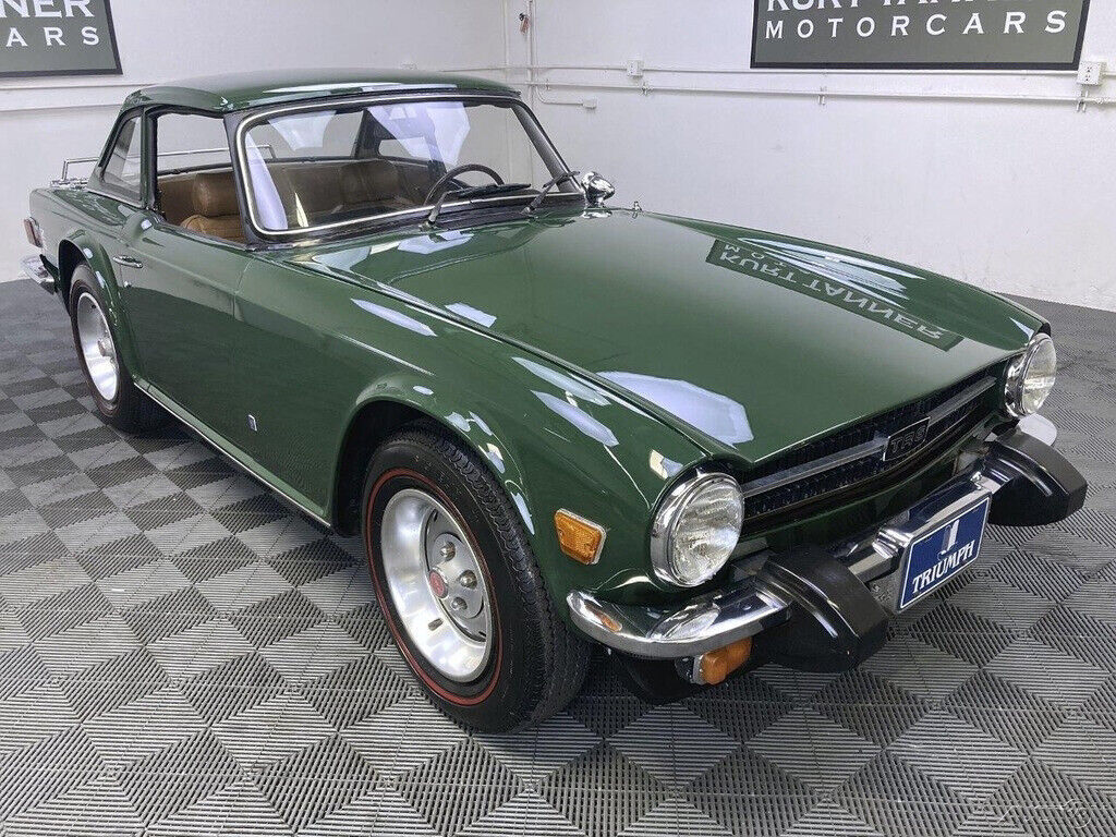 1976 Triumph TR-6 1976 TRIUMPH TR6. BRITISH RACING GREEN WITH TAN TRIM