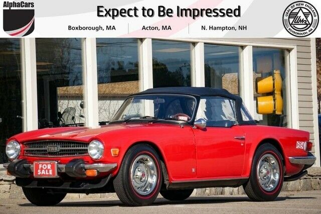 1976 Triumph TR6 Roadster in Pimento Red 1976 Triumph TR-6 Roadster
