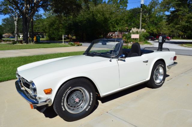 1976 Triumph TR6 Roadster Mustang V/6 and 5 speed Wolf in sheeps clothes 1976 Triumph TR-6 chrome