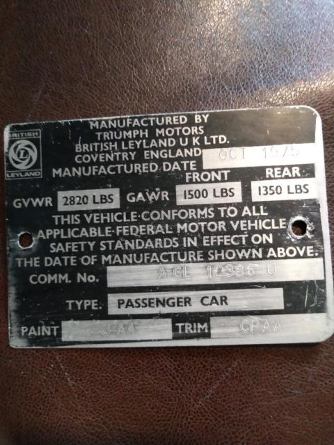 1976 Triumph TR7 - photo 3